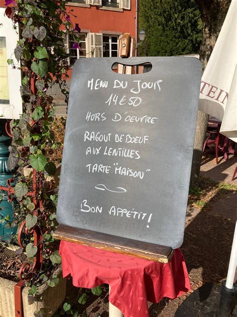 Restaurant A la Ville de Strasbourg à Sainte-Marie-aux-Mines