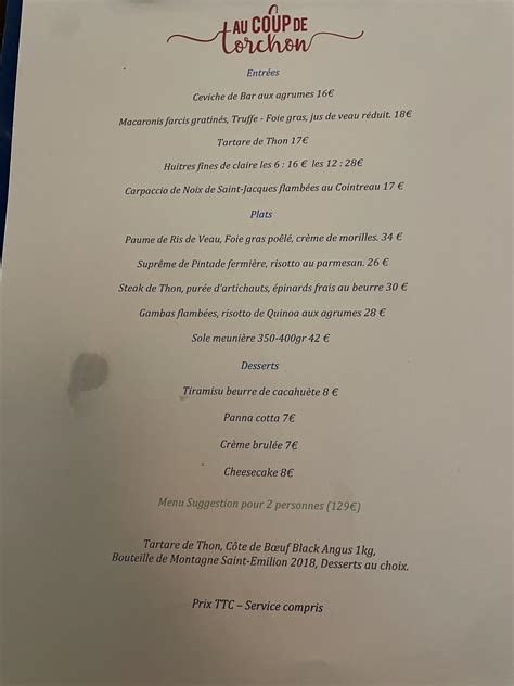 Au Coup De Torchon à Paris