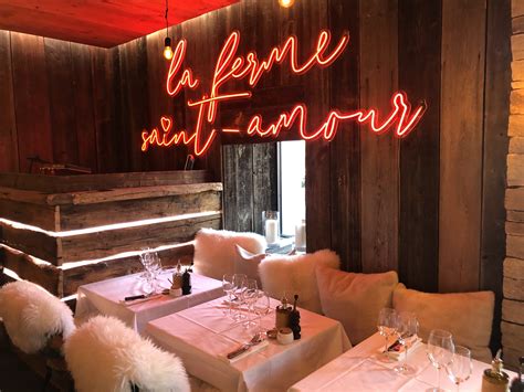 La ferme saint amour à Megève