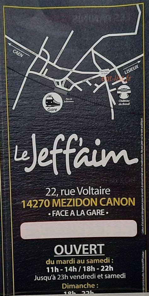 Le Jeff'aim à Mézidon Vallée d'Auge