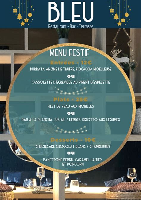 Bleu Restaurant-Bar-Terrasse à Noyelles-Godault