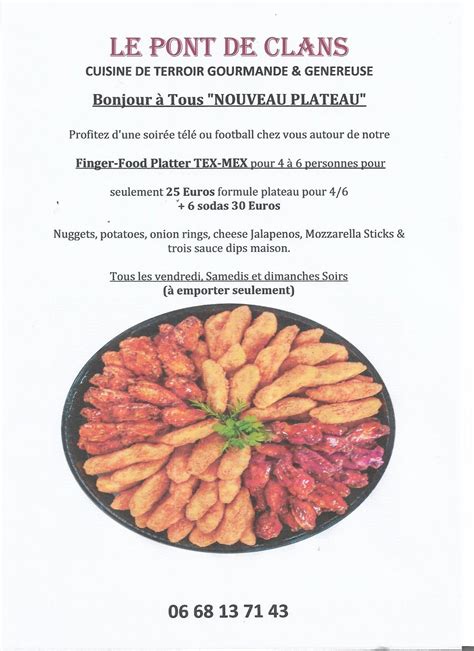 Restaurant le Pont-de-Clans à Clans