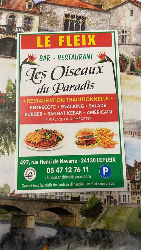Les oiseaux du paradis à Le Fleix