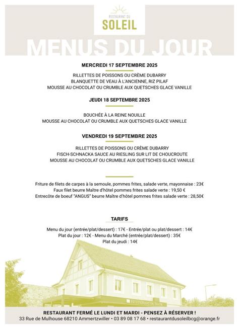 Restaurant Du Soleil à Valserhône