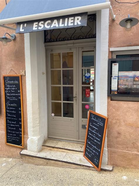 Restaurant l'Escalier à Roussillon